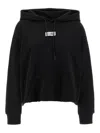 Mm6 Maison Margiela Mm6 By Maison Margiela Relaxed-fit Cotton Hoodie With Adjustable Drawstring In Black