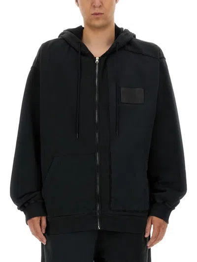Mm6 Maison Margiela Hoodie In Grey