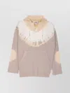 Mm6 Maison Margiela Hoodie With Tie-dye Pattern And Kangaroo Pocket In Neutral