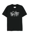 Mm6 Maison Margiela Graphic-print T-shirt In Black