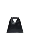 Mm6 Maison Margiela Imitation Leather Mini Japanese Bag In Black