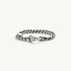 Mm6 Maison Margiela Chain Bracelet In Metallic