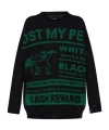 Mm6 Maison Margiela Woman Sweater Black Size M Virgin Wool