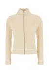 Mm6 Maison Margiela Off-white Slitted Camionneur Track Jacket In White