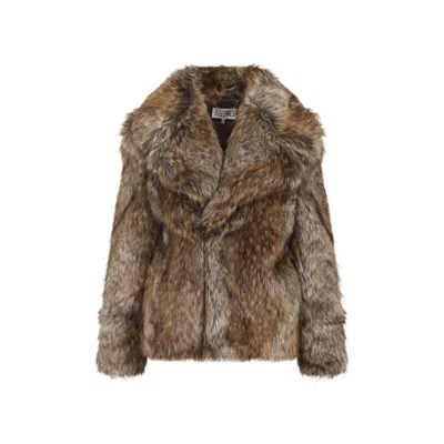 Mm6 Maison Margiela Jacket In Brown