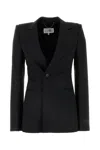Mm6 Maison Margiela Stretch Polyester Blend Blazer