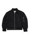 Mm6 Maison Margiela Kid - Bomber Jacket In Black