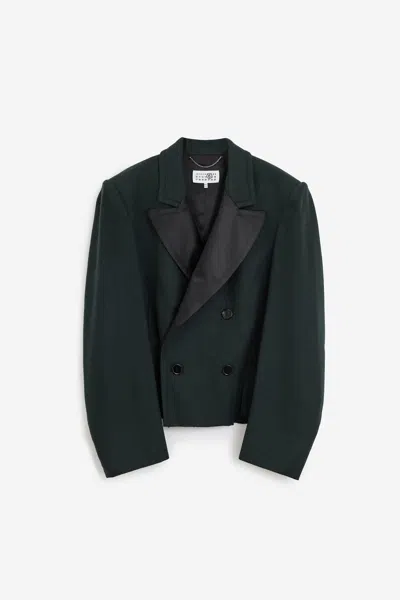 Mm6 Maison Margiela Jacket In Petroleum