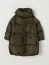Mm6 Maison Margiela Kids Coat With Logo Application In Green