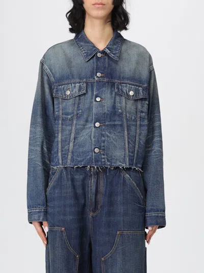 Mm6 Maison Margiela Jacket  Woman Color Blue