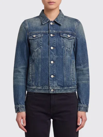 Mm6 Maison Margiela Denim Jacket In Blue