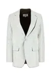 Mm6 Maison Margiela Stretch Polyester Blend Blazer With Back Vent