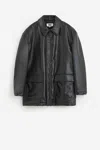 Mm6 Maison Margiela Jacket In Black Polyester In Black