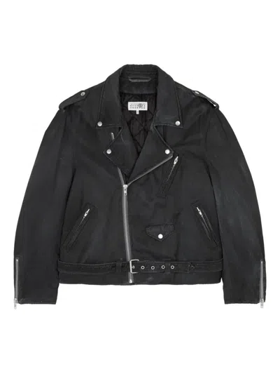 MM6 MAISON MARGIELA MM6 MAISON MARGIELA COTTON BIKER JACKET