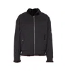 Mm6 Maison Margiela Down Jacket Frontal Zip Closure In Black
