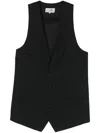 MM6 MAISON MARGIELA MM6 MAISON MARGIELA LONG POINTED VEST WITH LACING