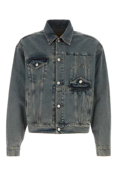 Mm6 Maison Margiela Denim Jacket In Black