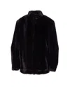 Mm6 Maison Margiela Faux Fur Jacket In Brown