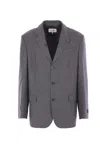Mm6 Maison Margiela Wool Jacket Jackets Grey In Gray