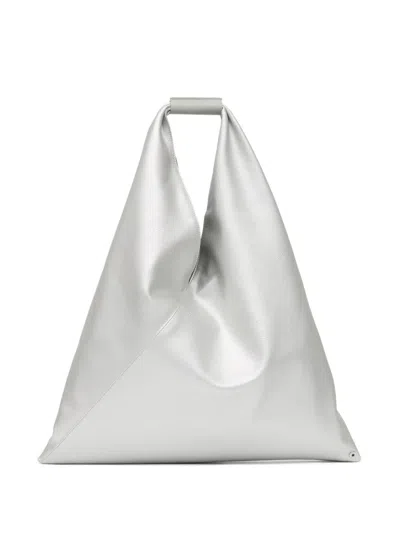 Mm6 Maison Margiela Japanese トートバッグ In Silver