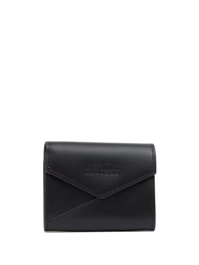 Mm6 Maison Margiela Japanese 6 Wallet In Schwarz