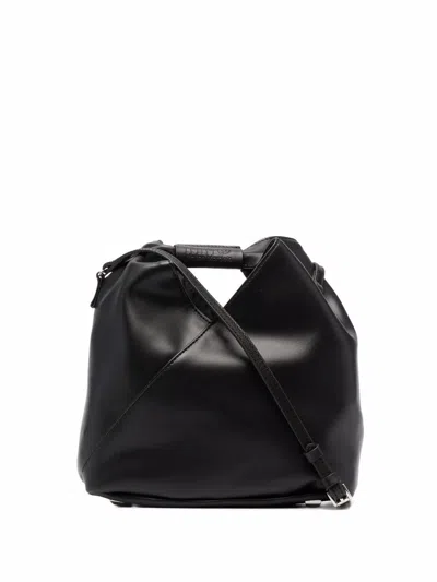 Mm6 Maison Margiela Japanese Bag Shoulder Strap In Black