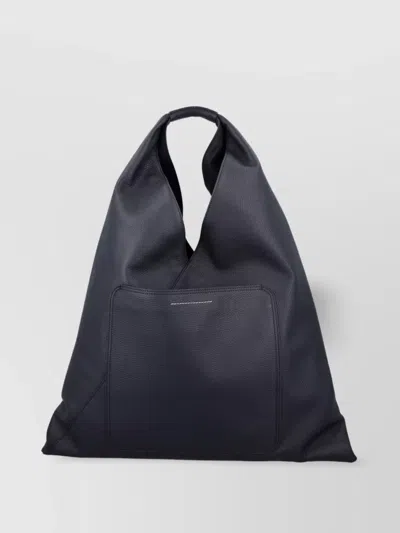 Mm6 Maison Margiela Japanese Biker Shoulder Bags With Front Pocket