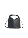 Mm6 Maison Margiela 'japanese' Black Leather Crossbody Bag In Black