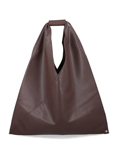 MM6 MAISON MARGIELA MM6 MAISON MARGIELA JAPANESE CLASSIC LEATHER-EFFECT BAG