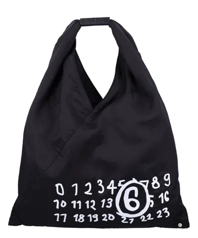 Mm6 Maison Margiela Japanese Classic Tote Bag In Black