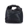 Mm6 Maison Margiela Triangular Silhouette Shoulder Bag With Distinctive Numeric Logo In Black