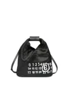 Mm6 Maison Margiela Japanese Logo Viscose Bag In Black