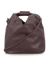 Mm6 Maison Margiela Chocolate Synthetic Leather Japanese Handbag In Gray
