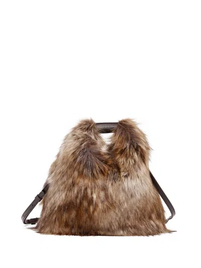 Mm6 Maison Margiela Japanese Crossbody Bag Woman Brown