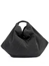 Mm6 Maison Margiela Japanese Draped Shoulder Bag In Grey