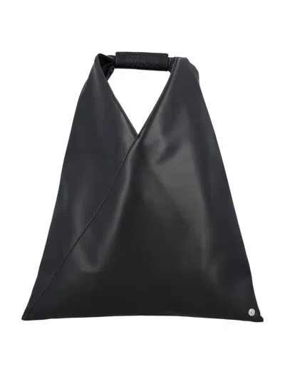 Mm6 Maison Margiela Japanese Faux Leather Small Bag In Black