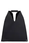 Mm6 Maison Margiela Japanese Grainy Leather Handbag In Black