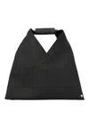 Mm6 Maison Margiela Mm6 By Maison Margiela Asymmetrical Black Mini Bag With Distinctive Handle In Black