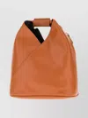 Mm6 Maison Margiela Japanese Handbag With Top Handle And Seam Detailing