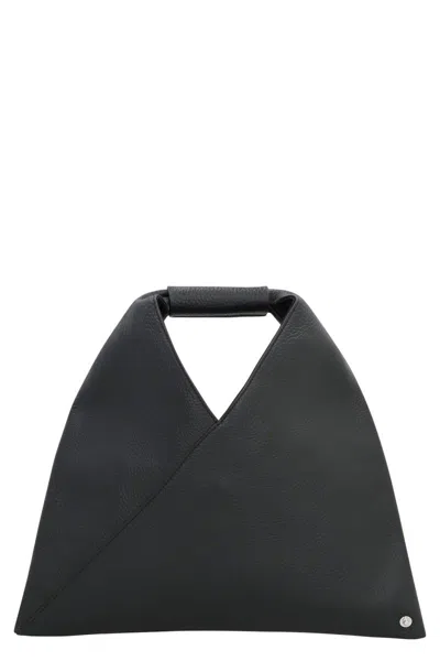 Mm6 Maison Margiela Japanese Leather Handbag In Black