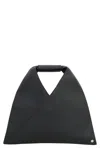 Mm6 Maison Margiela Japanese Leather Mini-handbag In Black