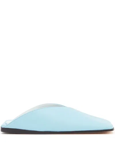 Mm6 Maison Margiela Geschlossene Pantoletten In Blue