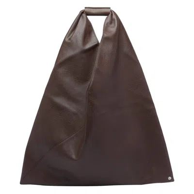 Mm6 Maison Margiela Japanese Medium Tote Bag In Brown