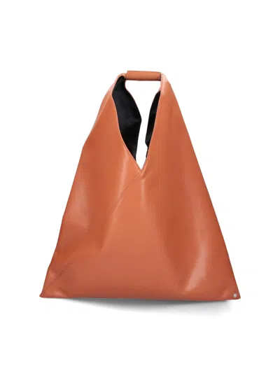 Mm6 Maison Margiela Japanese Medium Tote Bag In Orange