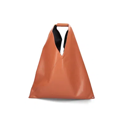 Mm6 Maison Margiela Japanese Medium Tote Bag In Orange
