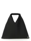 Mm6 Maison Margiela Mm6 By Maison Margiela Triangular Silhouette Mini Bag With Distinctive Handle In Black