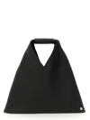 Mm6 Maison Margiela Mm6 By Maison Margiela Triangular Silhouette Mini Bag With Distinctive Handle In Black