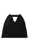 Mm6 Maison Margiela Mm6 By Maison Margiela Asymmetrical Black Mini Bag With Distinctive Handle In Black