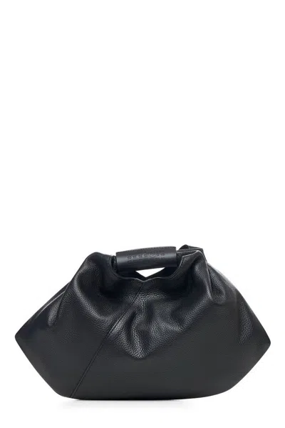 Mm6 Maison Margiela Japanise Mini Bag In Black Leather