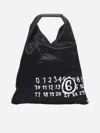 Mm6 Maison Margiela Medium Tote Bag Japanese Classic In Black